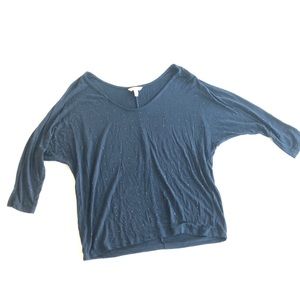 Banana republic navy sequin top